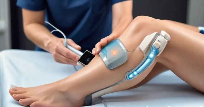 softwave tissue regeneration therapy in progress at hospital