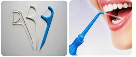 dental floss tools Flossing Tools waterfloss and tooth pick